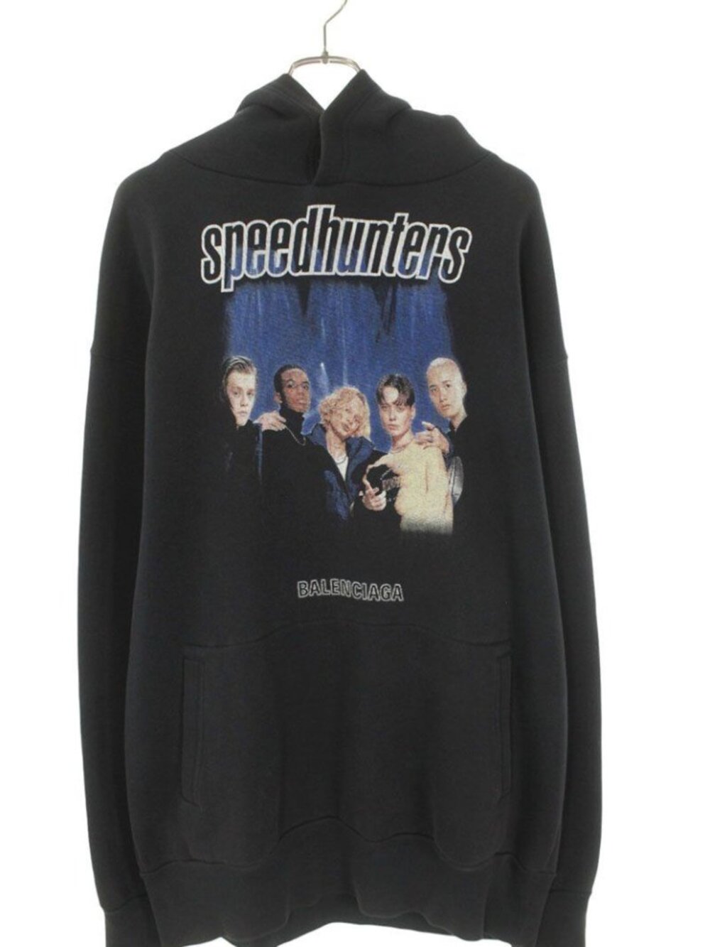 Balenciaga Speedhunters Print Oversize Hoodie XS